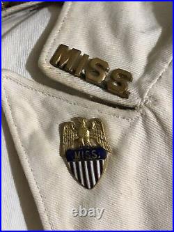 Pre WWII M1902 White Mess Dress Uniform Mississippi National Guard Aide De Camp