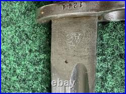 Pre WWII M1924/30 Yugoslavian Mauser Long Bayonet yugo BT3 Matching Number