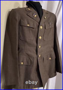 Pre WWII M1926 Spec 8-31B Service Coat. 66th Infantry Regt (1st Tank Regiment)