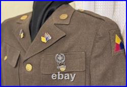 Pre WWII M1926 Spec 8-31B Service Coat. 66th Infantry Regt (1st Tank Regiment)