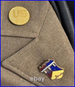Pre WWII M1926 Spec 8-31B Service Coat. 66th Infantry Regt (1st Tank Regiment)