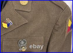 Pre WWII M1926 Spec 8-31B Service Coat. 66th Infantry Regt (1st Tank Regiment)