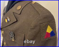 Pre WWII M1926 Spec 8-31B Service Coat. 66th Infantry Regt (1st Tank Regiment)