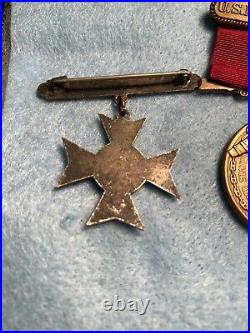 Pre WWII Post WWI Named Marine Good Conduct Medal Engraved EGA Sharpshooter Exc