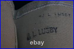 Pre-WWII USMC Marine Corps Leggings Size 3 Dated 1938, Named'JL LUSBY' Gysgt