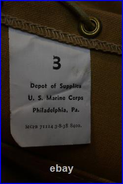 Pre-WWII USMC Marine Corps Leggings Size 3 Dated 1938, Named'JL LUSBY' Gysgt