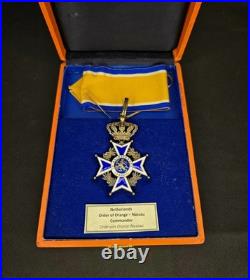 Pre-War Order Of Orange-Nassau Commander Non-Combatant With Original Box