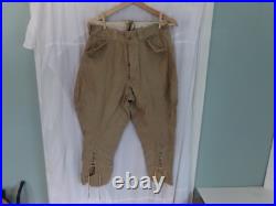 Pre Ww2 Us Army Cavalry Jodhpurs Breeches Cotton Button Fly 32 Waist