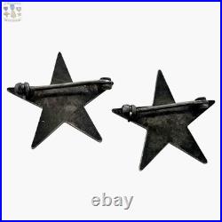 Pre Ww2 Usmc Army General Rank Star Insignia 1 Shoulder Size False Bullion #2