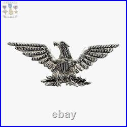 Pre Wwii Large Army Colonel War? Eagles Insignia 1-15/16 Inch Bullion Pattern