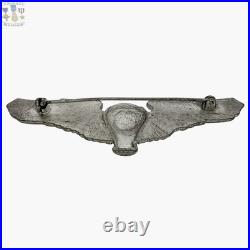 Pre Wwii U. S. Army Air Forces Balloon Pilot Wings Badge 3-1/4 Size Pin-back