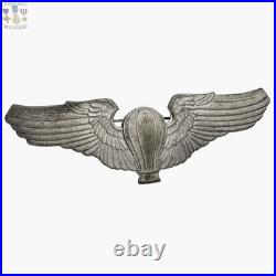Pre Wwii U. S. Army Air Forces Balloon Pilot Wings Badge 3-1/4 Size Pin-back