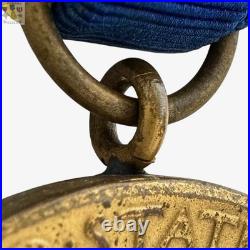 Pre Wwii U. S. Navy Expeditions Medal Wrap Brooch U. S. Mint 1936 Contract Ww2