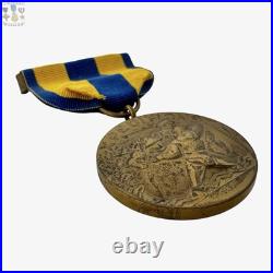 Pre Wwii U. S. Navy Expeditions Medal Wrap Brooch U. S. Mint 1936 Contract Ww2