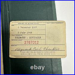 Pre and Post WWII 1927 1948 US Navy Continuous Service Certificate Original