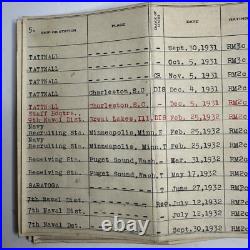 Pre and Post WWII 1927 1948 US Navy Continuous Service Certificate Original