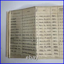Pre and Post WWII 1927 1948 US Navy Continuous Service Certificate Original