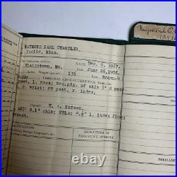 Pre and Post WWII 1927 1948 US Navy Continuous Service Certificate Original