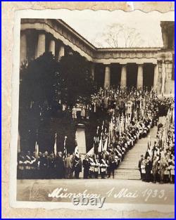Pre-ww2 German Labor Day 1933 (tag Der Arbeit 1933) Photo Postcard