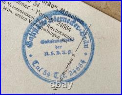 Pre-ww2 German National Socialist Party Museum München 1933 Photo Postcard Rppc