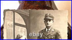 Pre-ww2 German Storm Division Leadership School Student Photo Postcard Rppc 1933