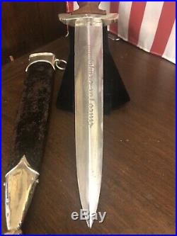 PreWWII German Officer Dagger SA Brown 1934