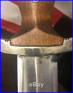 PreWWII German Officer Dagger SA Brown 1934