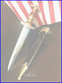 PreWWII German Officer Dagger SA Brown 1934