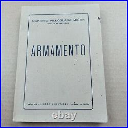 Prontuaro de Armamento By Mariano Villoslada Minon 1939 Rare Spanish Weaponry