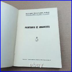 Prontuaro de Armamento By Mariano Villoslada Minon 1939 Rare Spanish Weaponry