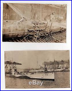 RARE 1920s USS S-51 S-50 Submarine Photographs PHOTOS Original NAVY Military