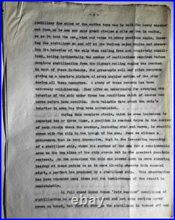 RARE 1928 Elmer Sperry Submarine Salvage Ship Proposal USS S-4 Naval History