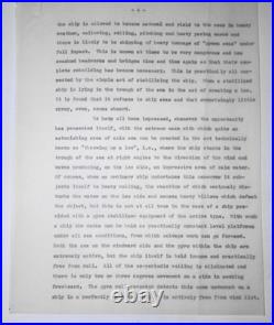 RARE 1928 Elmer Sperry Submarine Salvage Ship Proposal USS S-4 Naval History