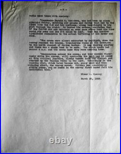 RARE 1928 Elmer Sperry Submarine Salvage Ship Proposal USS S-4 Naval History
