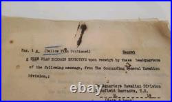 RARE 1929 SECRET Yellow Plan Hawaiian Div Schofield Barracks China Expedition