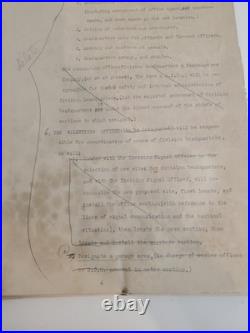 RARE 1929 SECRET Yellow Plan Hawaiian Div Schofield Barracks China Expedition