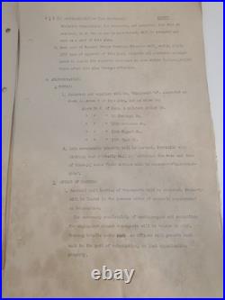 RARE 1929 SECRET Yellow Plan Hawaiian Div Schofield Barracks China Expedition