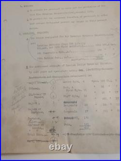 RARE 1929 SECRET Yellow Plan Hawaiian Div Schofield Barracks China Expedition