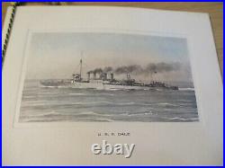 RARE 1930 U. S. NAVY ProgramUSS DALE & USS TILLMAN Destroyers COMMISSIONING/DE