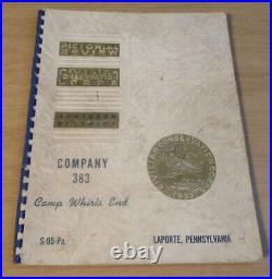 RARE 1930's PICTORIAL REVIEWCivilian CONSERVATION CorpsCo #383 Whirls EndPENN