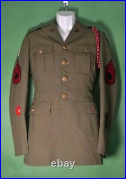 RARE 1930's US Army Manlius ROTC HQ Staff uniform Syracuse New York