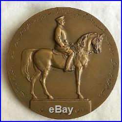 RARE ATATURK Mustafa Kemal Bronze Military Medal Turkey Ottoman 1927 Tautenhayn