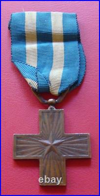 RARE ITALY Croce al merito di guerra Variante F MEDAL War Merit Cross