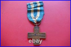 RARE ITALY Croce al merito di guerra Variante F MEDAL War Merit Cross