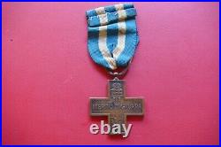 RARE ITALY Croce al merito di guerra Variante F MEDAL War Merit Cross