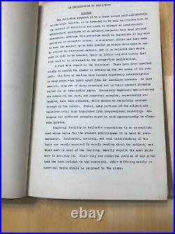 RARE Introduction To Ballistics United States Army July 1921 Ordnance Dept. Book