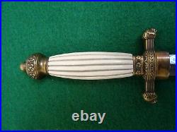 RARE M-1903/29 Royal Italian Naval Academy Cadet Dagger