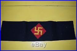 Rare Pre Ww 2 Us Army 45th Infantry Division Patch/armband