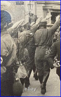 RARE! PRE-WW2 GERMAN REICHSPARTEITAG RALLY NÜRNBERG 1929 IDd PHOTO POSTCARD RPPC