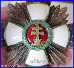 RARE STAR for 2nd class Regency Order of Merit of the Kingdom of Hungary, 1922y